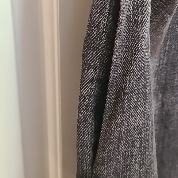 Eileen Fisher Hazy Print Silk Shift Dress Kimono Sleeves Size XS Bateau Neck - Picture 7 of 10